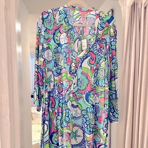BMWT Lilly Pulitzer Sarasota Tunic Dress Cover Up Size XL extra large